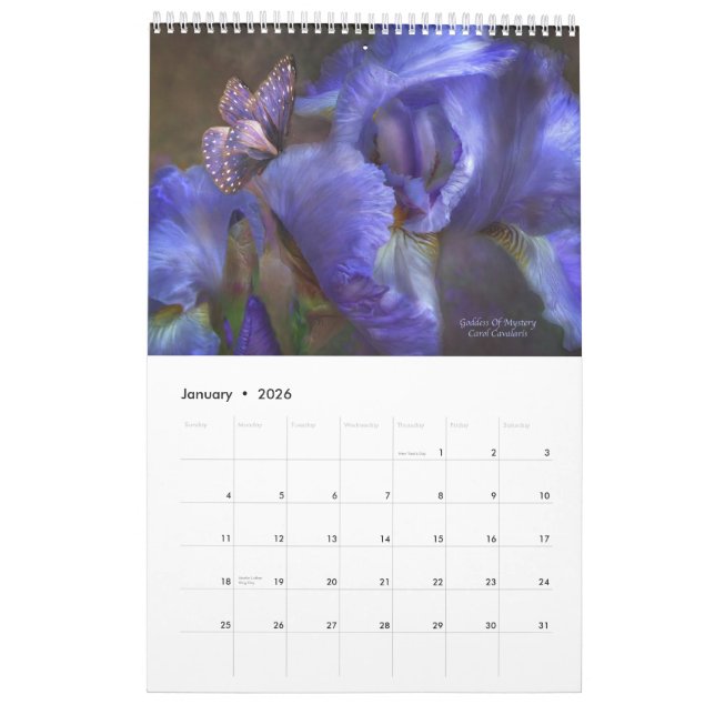 Irises-Samling 1 kalender för 2010 (Jan 2026)