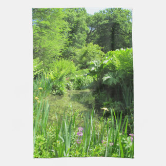 Irises vid damm, Richmond parkerar Kökshandduk