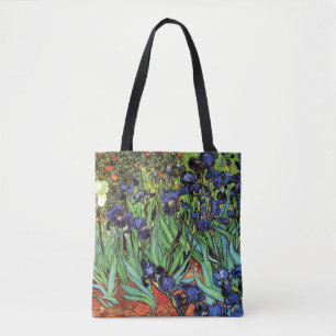 Irises vid Van Gogh konst Tygkasse