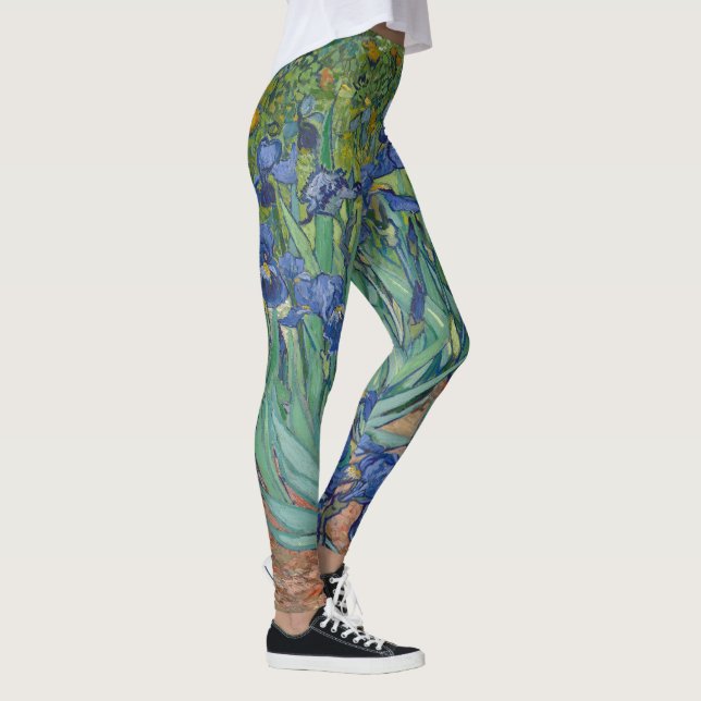 Irises_Vincent_van_Gogh_1889 Leggings (Höger)