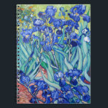Irises Vincent van Gogh Anteckningsbok<br><div class="desc">Irises (1889) Vincent van Gogh Reproduktion av berömd av konstverk bilder på det offentliga området.</div>