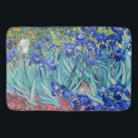 Irises Vincent van Gogh Badrumsmatta<br><div class="desc">Irises (1889) Vincent van Gogh Tur sommarlandskap. Blå irisar blommar i en flodbädd i en grönt. Reproduktion av berömd av konstverk bilder på det offentliga området.</div>