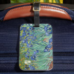 Irises | Vincent van Gogh Bagagebricka<br><div class="desc">Irises (1889) av den nederländske postimponerande konstnären Vincent Van Gogh. Ursprunglig landskapslärling är en olja på arbetsytan som visar en blomma av blommor. Använda verktygen för att lägga till anpassningsbar eller anpassa bilden.</div>