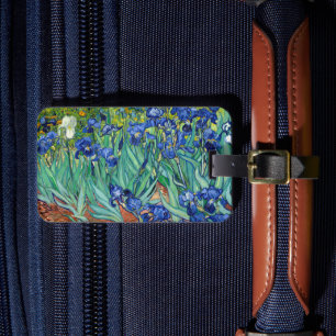 Irises Vincent Van Gogh Blåa blommor Ligcape Art Bagagebricka