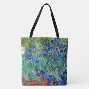 Irises Vincent Van Gogh Blåa blommor Nature Art Tygkasse
