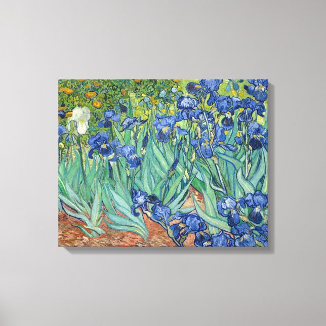 Irises | Vincent van Gogh Canvastryck (Framsida)