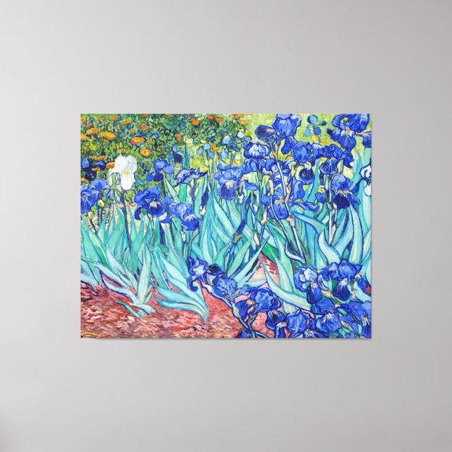 Irises Vincent van Gogh Canvastryck (Framsida)