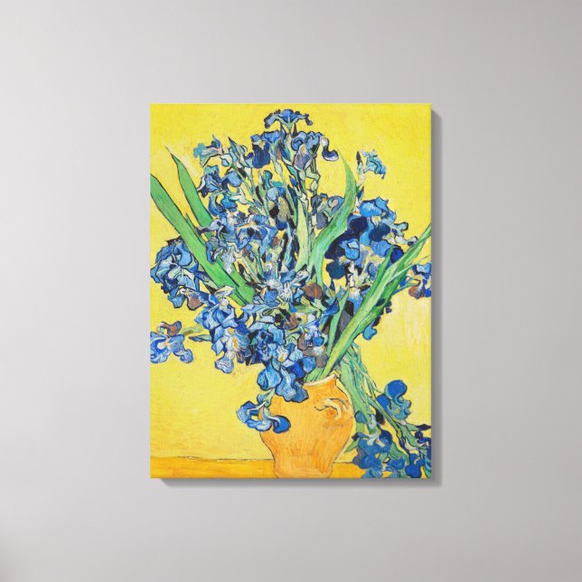Irises Vincent van Gogh Canvastryck (Framsida)