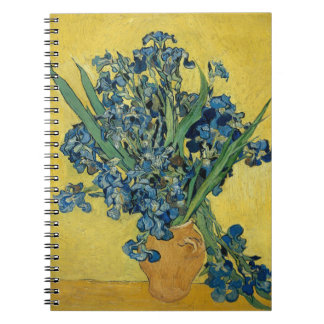 Irises - Vincent van Gogh Fine Art Anteckningsbok