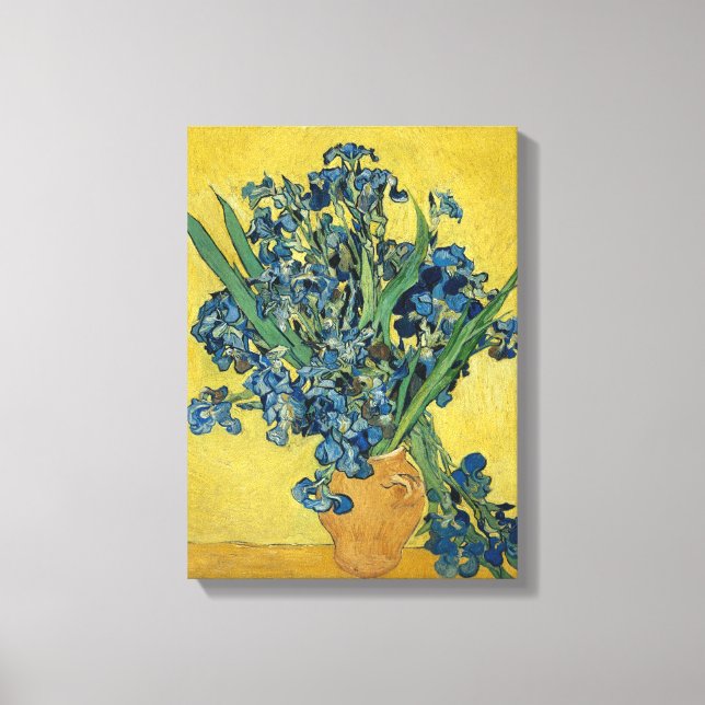 Irises - Vincent van Gogh Fine Art Canvastryck (Framsida)