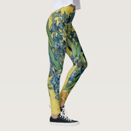 Irises - Vincent van Gogh Fine Art Leggings