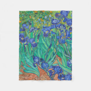 Irises Vincent van Gogh Fleecefilt