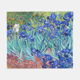 Irises Vincent van Gogh Fleecefilt