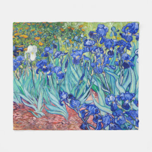Irises Vincent van Gogh Fleecefilt