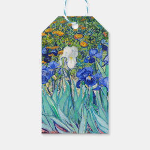 Irises Vincent van Gogh Gift Märkres Presentetikett