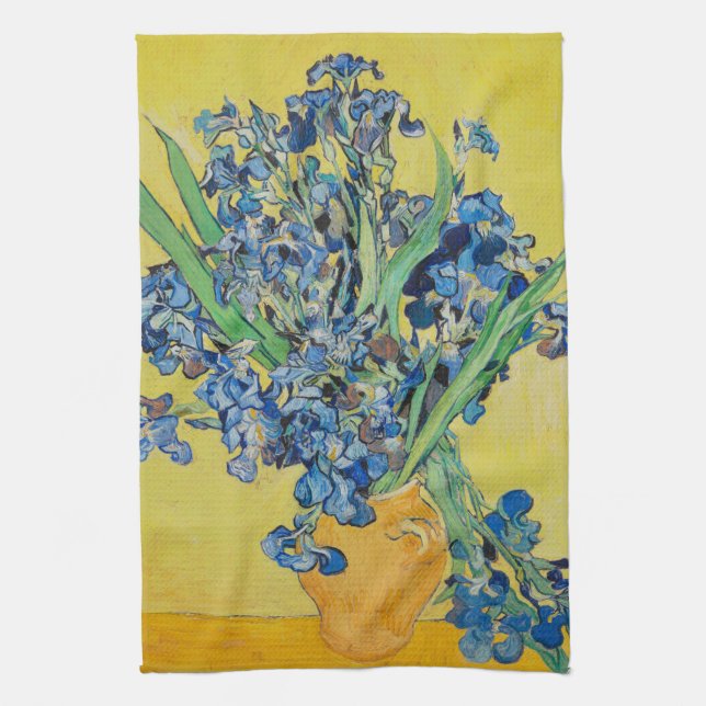 Irises Vincent van Gogh Kökshandduk (Vertikal)