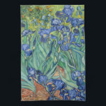 Irises | Vincent van Gogh Kökshandduk<br><div class="desc">Irises (1889) av den nederländske postimponerande konstnären Vincent Van Gogh. Ursprunglig landskapslärling är en olja på arbetsytan som visar en blomma av blommor. Använda verktygen för att lägga till anpassningsbar eller anpassa bilden.</div>