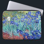 Irises Vincent van Gogh Laptop Fodral<br><div class="desc">Irises (1889) Vincent van Gogh Tur sommarlandskap. Blå irisar blommar i en flodbädd i en grönt. Reproduktion av berömd av konstverk bilder på det offentliga området.</div>
