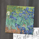 Irises | Vincent Van Gogh Magnet<br><div class="desc">Irises (1889) av den nederländske postimponerande konstnären Vincent Van Gogh. Ursprunglig landskapslärling är en olja på arbetsytan som visar en blomma av blommor. Använda verktygen för att lägga till anpassningsbar eller anpassa bilden.</div>