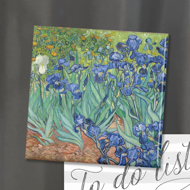 Irises | Vincent van Gogh Magnet (Skapare uppladdad)