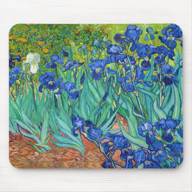 Irises, Vincent van Gogh Musmatta (Framsidan)