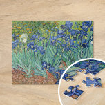 Irises | Vincent Van Gogh Pussel<br><div class="desc">Irises (1889) av den nederländske postimponerande konstnären Vincent Van Gogh. Ursprunglig landskapslärling är en olja på arbetsytan som visar en blomma av blommor från iris. 

Använda verktygen för att lägga till anpassningsbar eller anpassa bilden.</div>