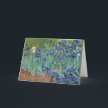 Irises, Vincent Van Gogh, tack. Tack Kort<br><div class="desc">Irises,  Vincent Van Gogh - firande i konstens mästare</div>