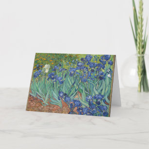 Irises, Vincent Van Gogh, tack. Tack Kort