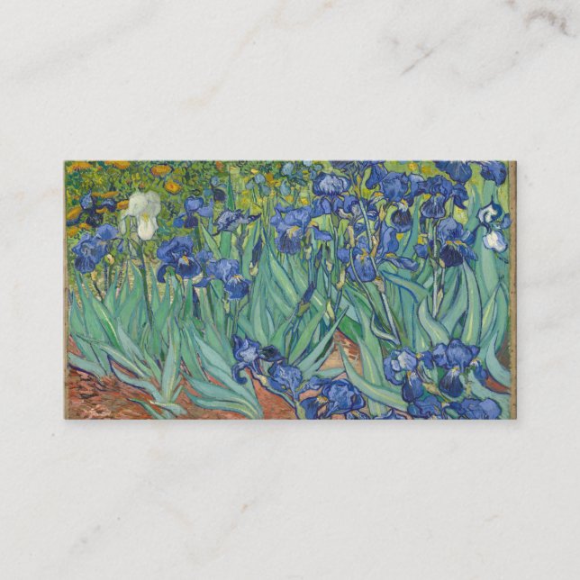 Irises Vincent Van Gogh Visitkort (Framsida)