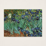 Irises Vincent van Gogh Visitkort<br><div class="desc">Irises Vincent van Gogh.</div>