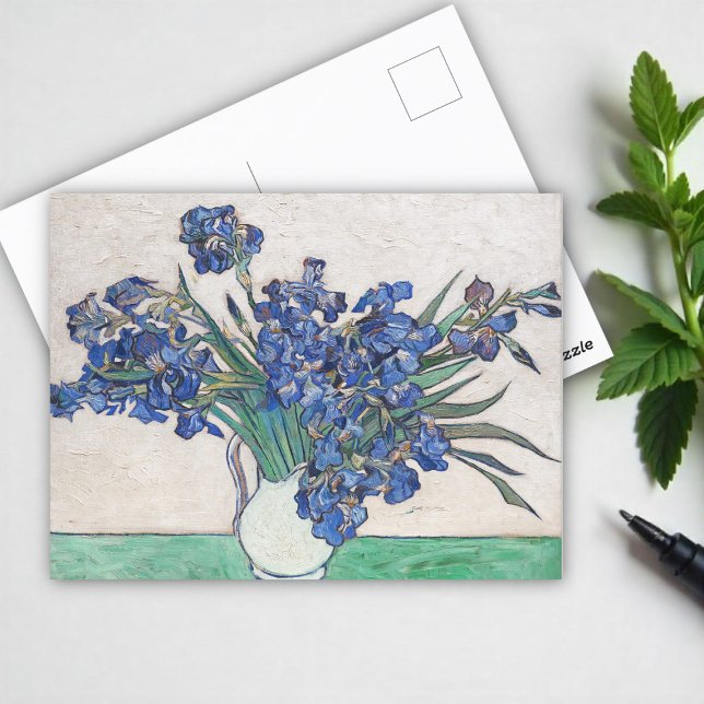 Irises, Vincent van Gogh Vykort (Skapare uppladdad)