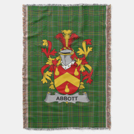 Irish Abbott Jackar Arm Family Crest Ireland Filt