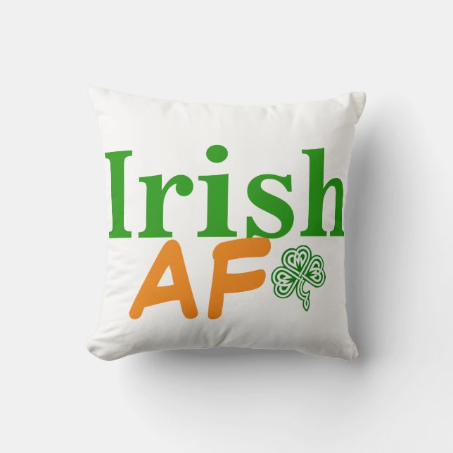 Irish AF Funny Kudde (Framsida)