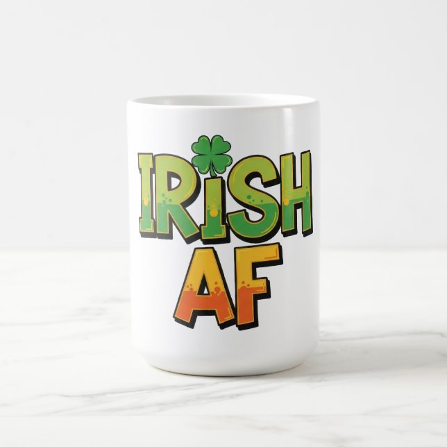 Irish AF St. Patrick's Day Kaffemugg (Center)