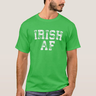 Irish AF Vintage Saint patrick Day Gift T Shirt