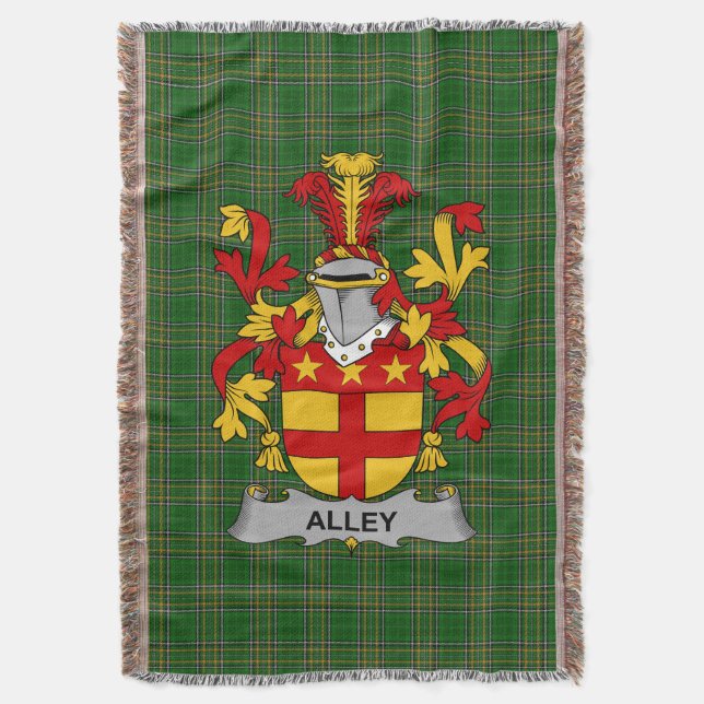 Irish Alley Jackar om Arm Family Crest Ireland Filt (Framsidan Vertikal)