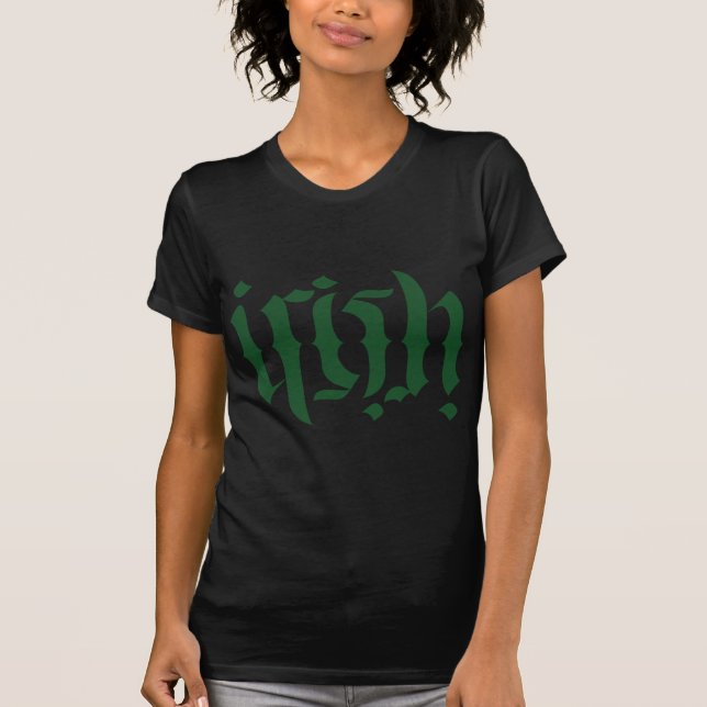 Irish Ambigram Logotyp T-shirt (Framsida)