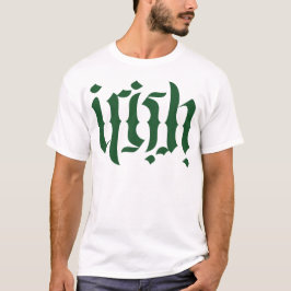 Irish Ambigram Logotyp Tee