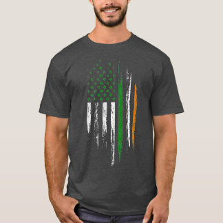 Irish American Flag Ireland Pride St Patrick's Day T Shirt