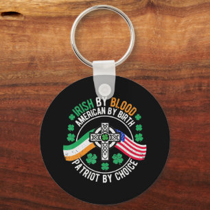 Irish American Flagga Celtic Kor St patrick's day Nyckelring