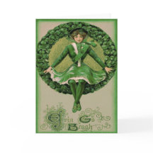 Irish American Flagga Harp of Erin Shamrock