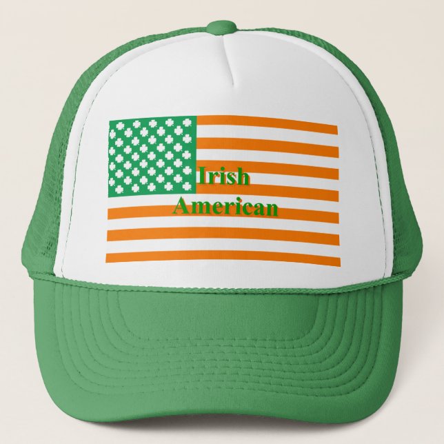 Irish American flagga Keps (Framsida)