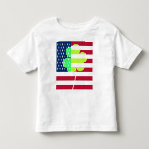 Irish American Flagga Shamrock Klöver St. Patrick Tröja