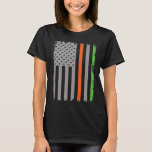 Irish American Flagga T Shirt