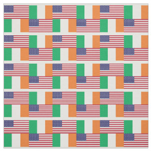 IRISH AMERICAN FLAGGOR Proud Heritage Tyg