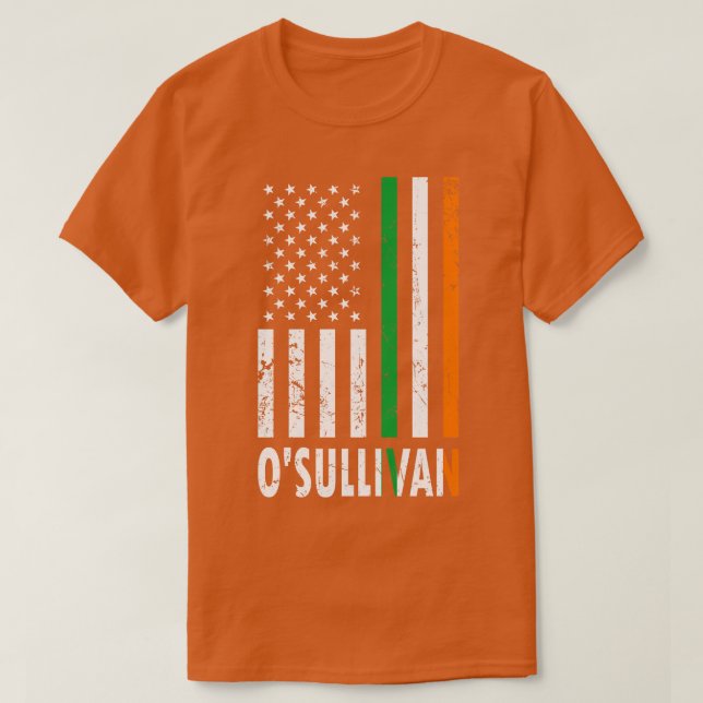 Irish American OSullivan T Shirt (Design framsida)