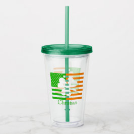 Irish American Personlig Take Away Mugg
