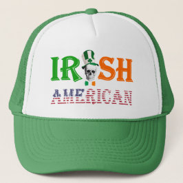 Irish American St patrick's day Truckerkeps