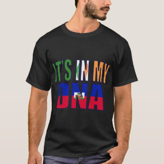 Irish and Haitian Mix DNA Perfection Heritage Flag T Shirt