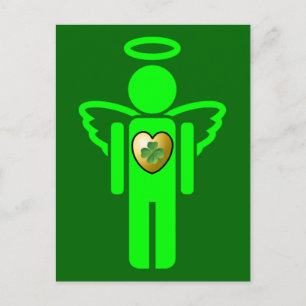 Irish Angel vycard Vykort